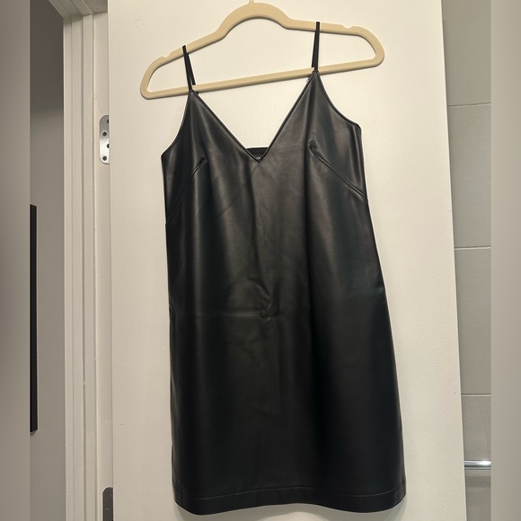 Aritzia Talula Vegan Leather Mini Dress - Picture 5 of 7